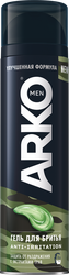 Гель для бритья ARKO Men anti-irritation, 200мл, детальное фото