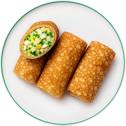 Блинчики с яйцом и луком ЛЕНТА FRESH, весовые, вид