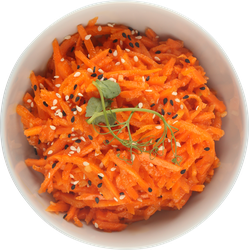 Морковь ЛЕНТА FRESH По-корейски, весовая, крупный план
