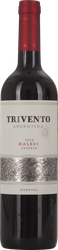 Вино TRIVENTO Reserva Мальбек сортовое ординарное красное сухое, 0.75л, вид