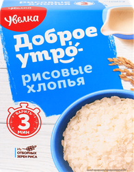 Хлопья рисовые УВЕЛКА, 400г, фотография