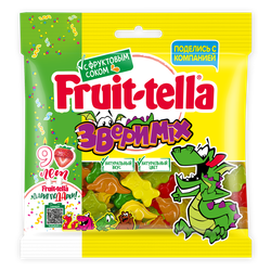 Изображение товара Мармелад жевательный FRUIT-TELLA Звери mix, 150г