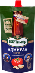 Кетчуп БАЛТИМОР Адмирал, 260г, крупный план