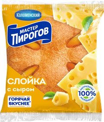 Слойка МАСТЕР ПИРОГОВ с сыром, 70г, картинка