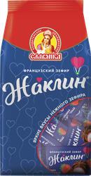 Конфеты СЛАВЯНКА Жаклин французский зефир клубника в шоколаде, 190г, вид