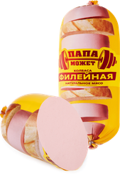 Колбаса вареная ПАПА МОЖЕТ Филейная, весовая, фото