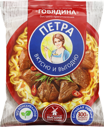 Вермишель ПЕТРА со вкусом говядины, 50г, детальное фото