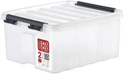 Контейнер ROX BOX с крышкой, 21х17х10,5см, пластик прозрачный полипропилен, 2.5л, Арт. 002-00.07, детальное фото