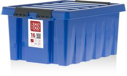 Контейнер ROX BOX с крышкой, 40х30х19см, пластик, прозрачный, полипропилен, 16л, Арт. 016-00.07, фотография