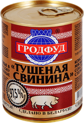 Изображение товара Свинина тушеная ГРОДФУД, 338г