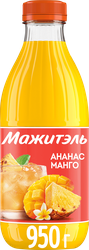 Напиток сывороточный МАЖИТЭЛЬ J7 Ананас, манго, без змж, 950г, фото