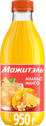 Напиток сывороточный МАЖИТЭЛЬ J7 Ананас, манго, без змж, 950г, картинка