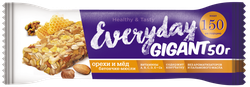 Батончик мюсли EVERYDAY Gigant Орехи и мед, 50г, вид