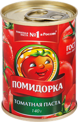 Изображение товара Паста томатная ПОМИДОРКА, 140г