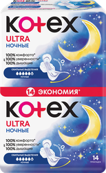Прокладки ночные KOTEX Ultra, 14шт, картинка