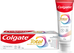 Зубная паста COLGATE Total 12 Чистая мята с цинком и аргинином для комплексной антибактериальной защиты, 75мл, вид