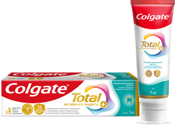 Зубная паста COLGATE Total 12 Профессиональная чистка, гель со специальным ингредиентом для гладких и блестящих зубов, с цинком и аргинином для антибактериальной защиты, 75мл, вид