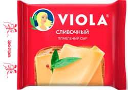 Сыр плавленый VIOLA Сливочный 45%, без змж, 140г, фото