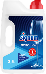 Порошок для посудомоечной машины SIGNUM удобный формат, 2,62кг, картинка