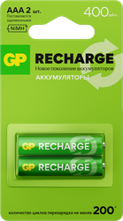 Аккумулятор GP AAA 400 мАч, 2шт, картинка