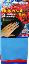 Набор салфеток AUTOSTANDART из микрофибры Арт. 109400, 3шт, картинка