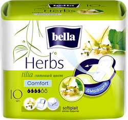 Прокладки BELLA Herbs Tilia Komfort Softiplait, 10шт, картинка