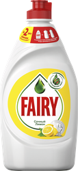 Средство для мытья посуды FAIRY Сочный лимон, 450мл, картинка