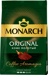 Кофе молотый MONARCH Original Классический натуральный жареный, 70г, крупный план