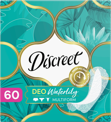 Прокладки ежедневные DISCREET Multiform Deo Water Lily, 60шт, изображение