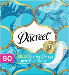 Прокладки ежедневные DISCREET Multiform Deo Spring Breeze, 60шт, изображение