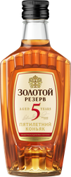Коньяк ЗОЛОТОЙ РЕЗЕРВ 5 лет 40%, 0.25л, фотография
