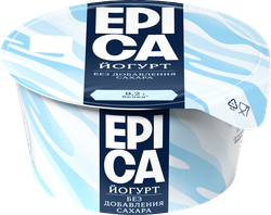 Йогурт EPICA Натуральный 6%, без змж, 130г, картинка