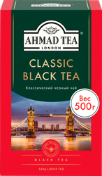 Чай черный AHMAD TEA Классический листовой, 500г, крупный план