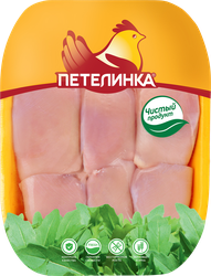 Филе бедра куриное ПЕТЕЛИНКА, весовое, вид