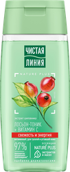 Лосьон-тоник для лица ЧИСТАЯ ЛИНИЯ Витаминный, для тусклой, уставшей кожи, 100мл, фотография