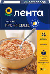 Хлопья гречневые ЛЕНТА, не требующие варки, 375г, изображение