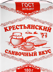 Спред растительно-жировой КРЕСТЬЯНСКИЙ Сливочник 60%, 180г, детальное фото