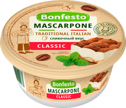 Сыр BONFESTO Маскарпоне 78%, без змж, 250г, картинка