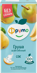 Сок ФРУТОНЯНЯ Груша осветленный, с 3 лет, 500мл, детальное фото