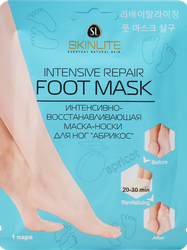 Маска для ног SKINLITE Абрикос интенсивно-восстанавливающая, 40г, крупный план