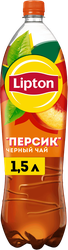 Напиток LIPTON Холодный чай со вкусом персика негазированный, 1.5л, детальное фото