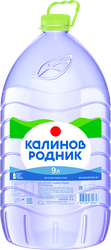 Вода питьевая КАЛИНОВ РОДНИК негазированная, 9л, вид