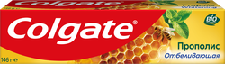 Зубная паста COLGATE Прополис отбеливающая с натуральными ингредиентами для бережного отбеливания зубов и сохранения здоровья десен, 100мл, вид