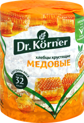Хлебцы DR KORNER Злаковый коктейль медовый, 100г, фотография