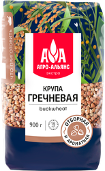 Крупа гречневая АГРО-АЛЬЯНС Экстра Элитная высший сорт, 900г, крупный план