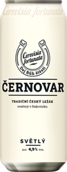 Пиво светлое CERNOVAR Классическое фильтрованное пастеризованное 4,9%, 0.5л, фотография