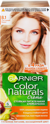 Краска для волос COLOR NATURALS 8.1 Песчаный берег, с 3 маслами, 110мл, фотография