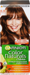 Краска для волос COLOR NATURALS 6.34 Карамель, с 3 маслами, 110мл, крупный план