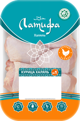 Голень куриная ЛАТИФА с кожей, Халяль, весовая, крупный план