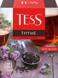 Чай черный TESS Thyme с чабрецом и цедрой лимона, 100пак, детальное фото